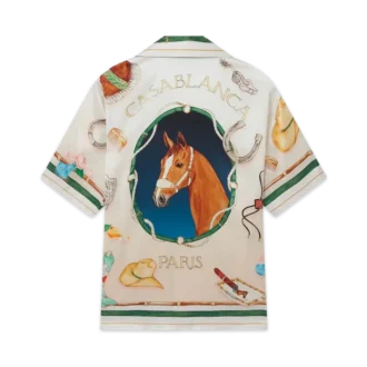 L’ecurie Blanche silkesskjorta