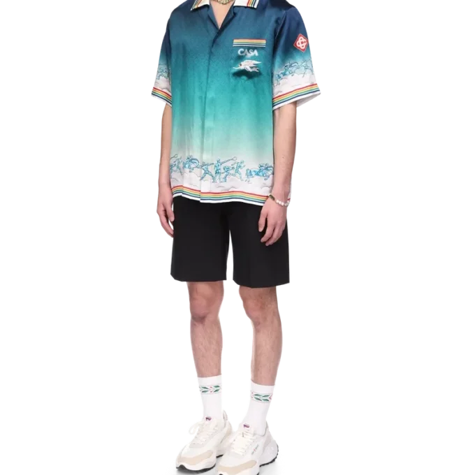 La Daesse Du Stade silkeskjorta