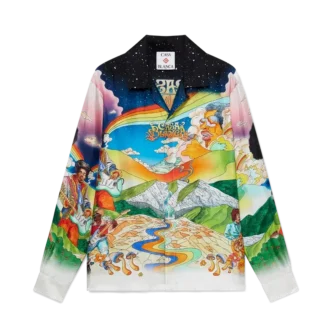 La Musique långärmad silkesskjorta