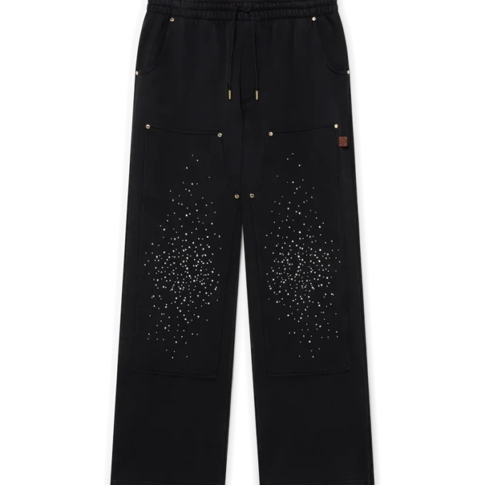 La Pramonition-joggingbyxor med kristallprydnader