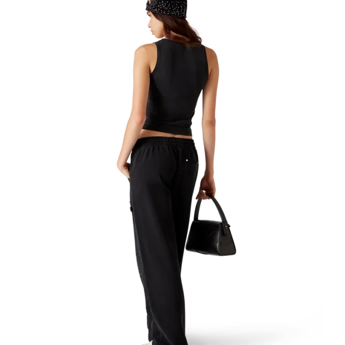 La Pramonition-joggingbyxor med kristallprydnader