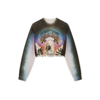 La Pramonition kort tröja i kashmirblandning