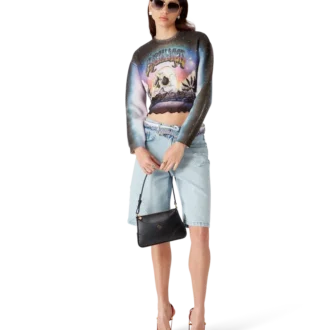 La Pramonition kort tröja i kashmirblandning