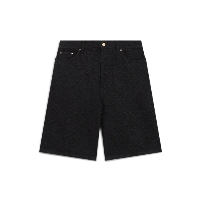 Laser Monogram-jeansshorts
