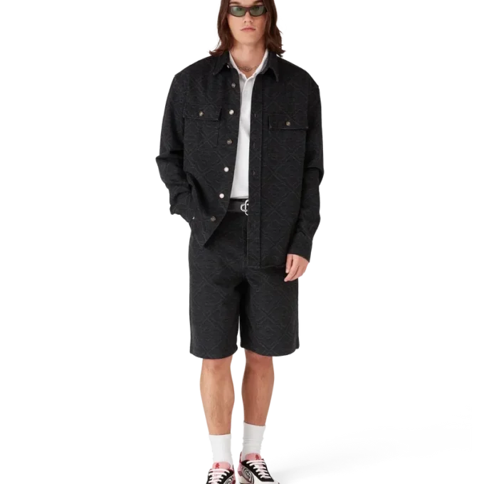 Laser Monogram-jeansshorts