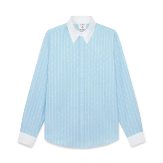 Laurel Stripe Jacquard-skjorta