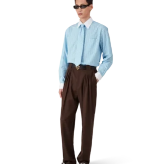 Laurel Stripe Jacquard-skjorta