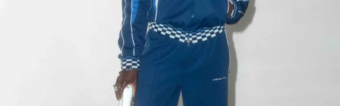 Navy Cyber Tricot-träningsjacka Navy Cyber Tricot-träningsjacka