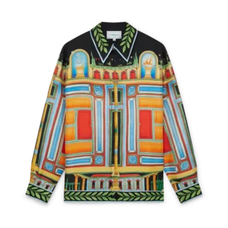 Le Palais En Fleur silkskjorta