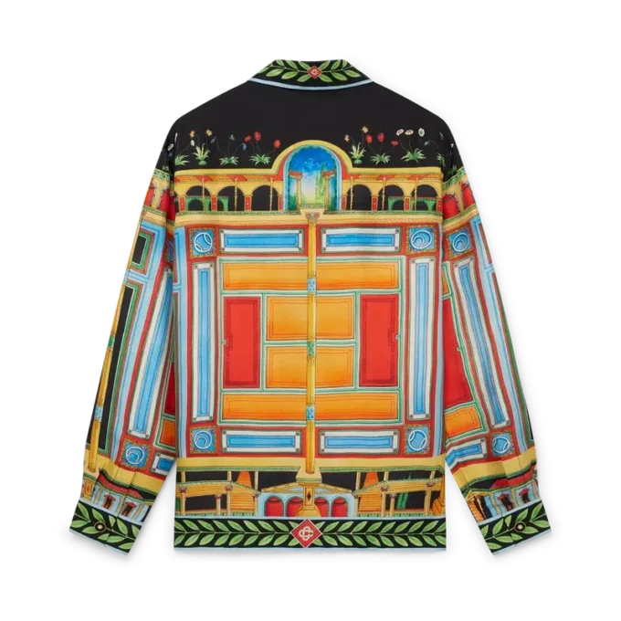 Le Palais En Fleur silkskjorta