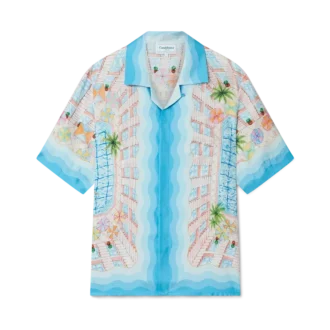 Le Plongeon silkskjorta