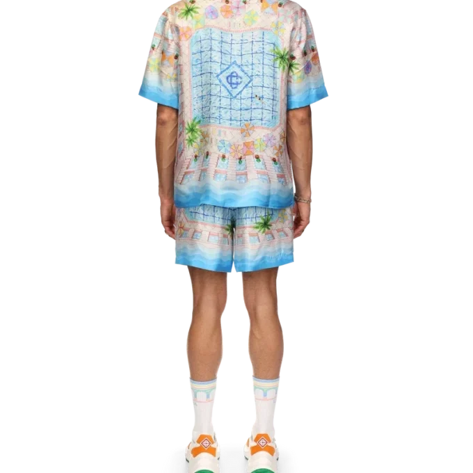 Le Plongeon silkskjorta