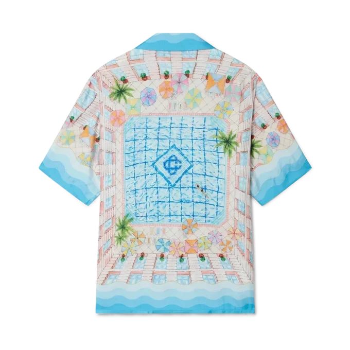 Le Plongeon silkskjorta