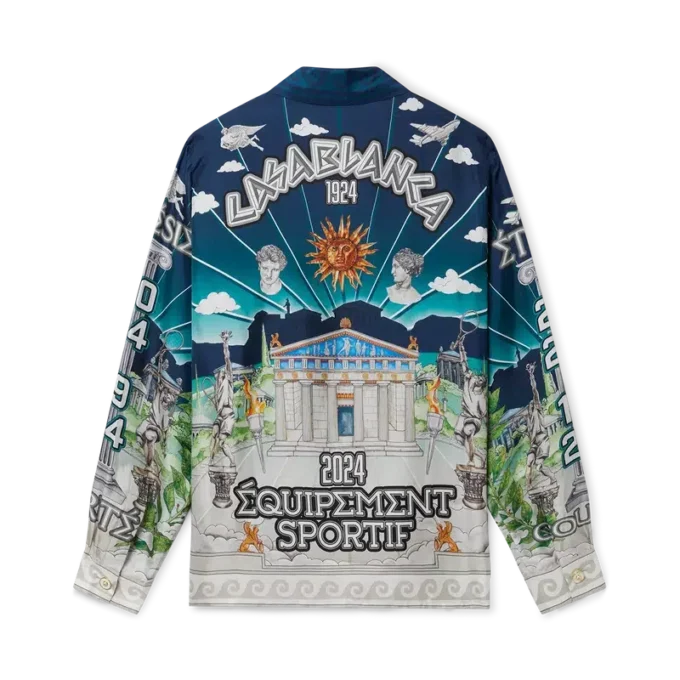 Le Temple Du Sport silkeskjorta