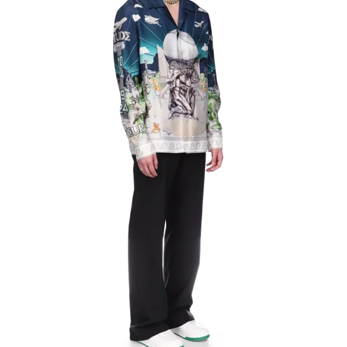 Le Temple Du Sport silkeskjorta