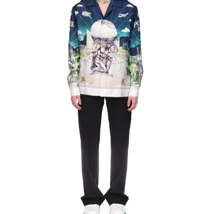 Le Temple Du Sport silkeskjorta