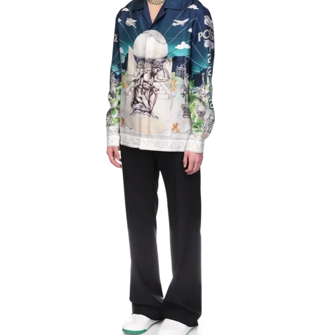 Le Temple Du Sport silkeskjorta