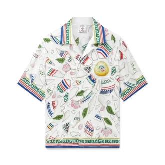 le vase brise silkskjorta 1 330x330 - Le Vase Brise shorts-&auml;rmad silkesskjorta