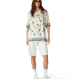 Le Vase Brise silkskjorta