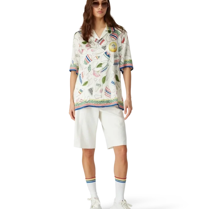 Le Vase Brise silkskjorta