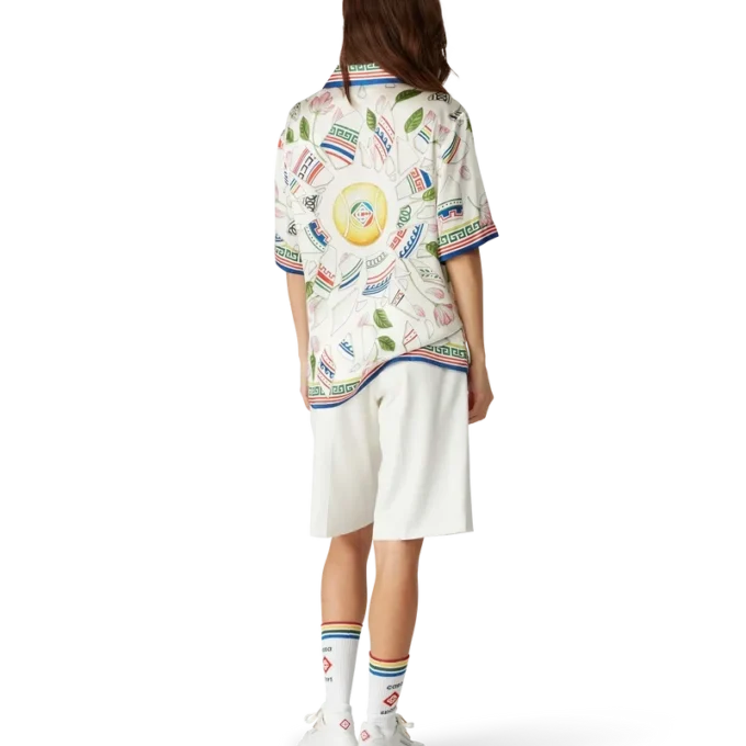 Le Vase Brise silkskjorta