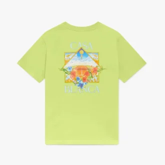 Lime Flower Court Icon kortärmad T-shirt