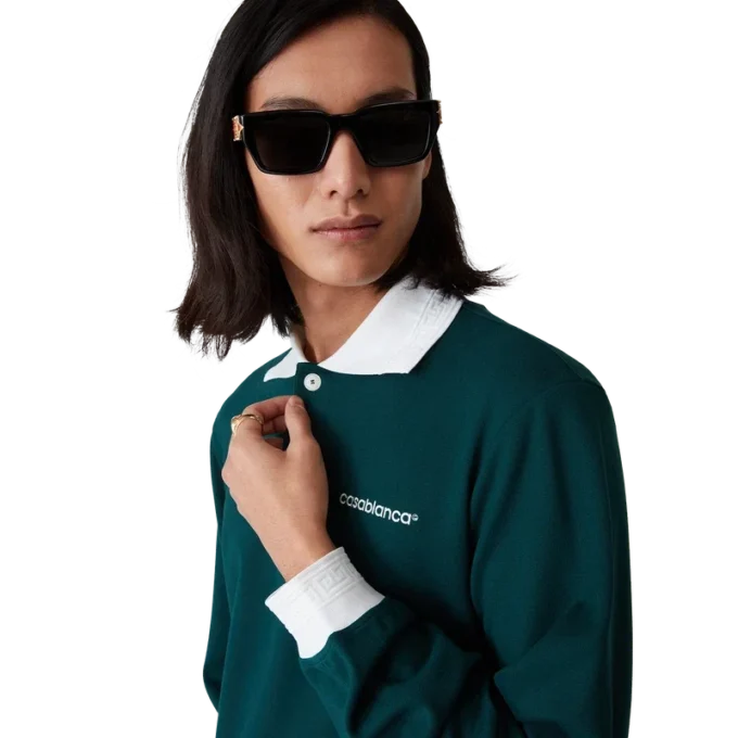 Långärmad pikétröja