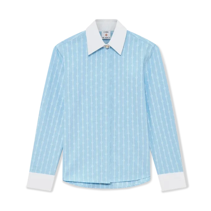 Långärmad skjorta med Laurel-randmönster