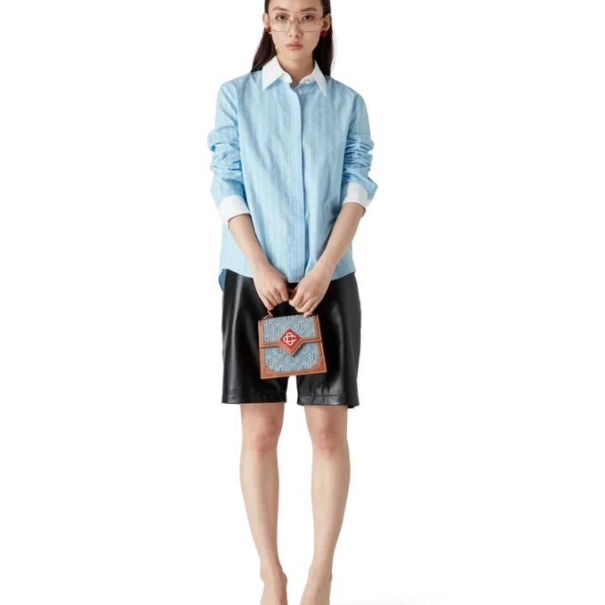 Långärmad skjorta med Laurel-randmönster