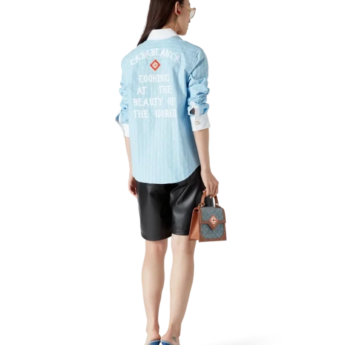 Långärmad skjorta med Laurel-randmönster