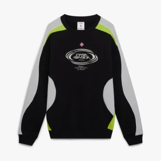 Långärmad tröja med färgblock