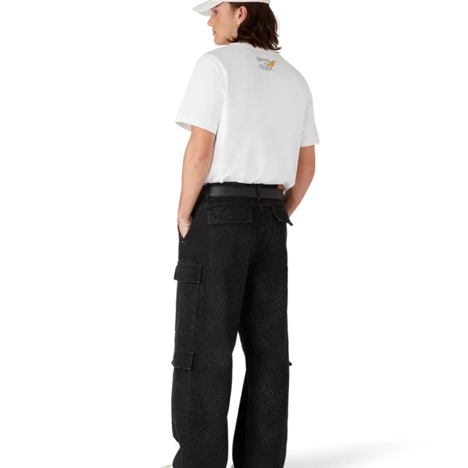 Los Angeles Store T-shirt med tryckt logo och korta shorts