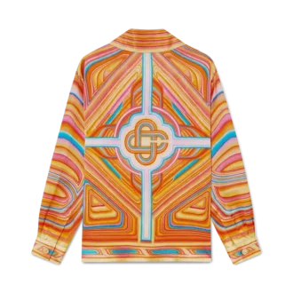 Low Rider långärmad silkesskjorta