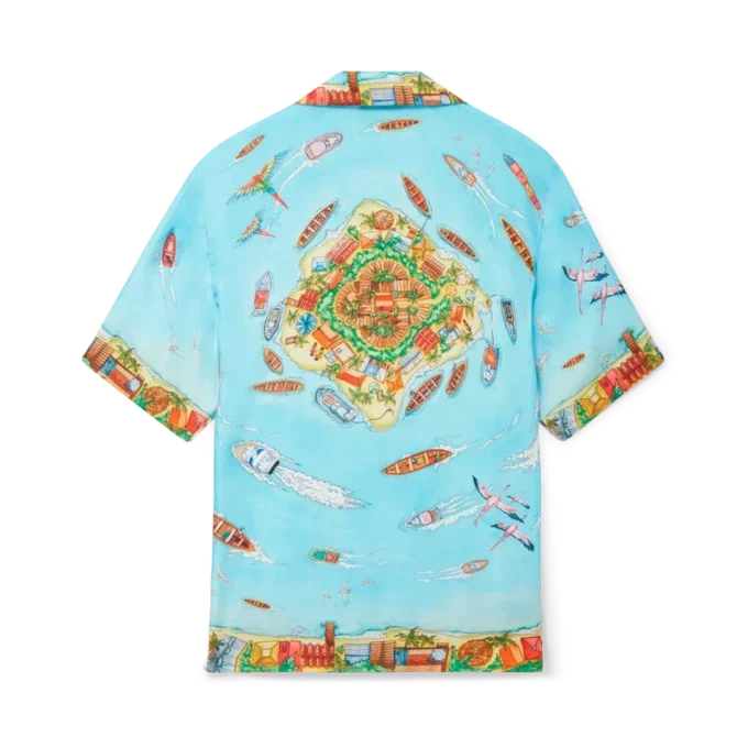 Maison Sur Piloti silkes skjorta