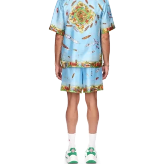 Maison Sur Piloti silkes skjorta