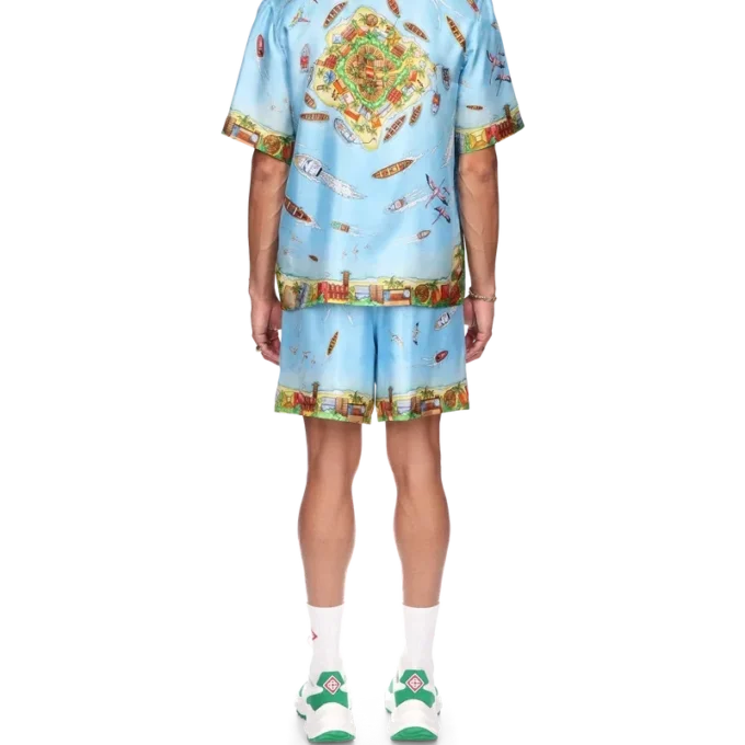 Maison Sur Piloti silkes skjorta