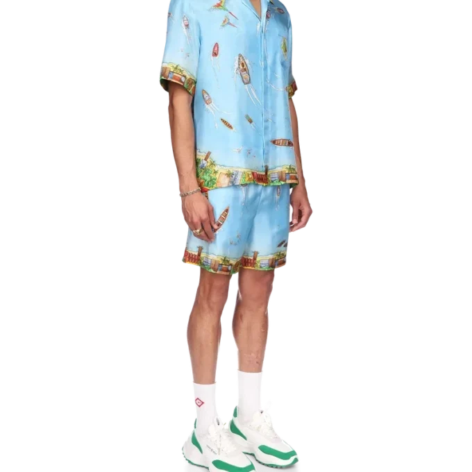 Maison Sur Piloti silkes skjorta