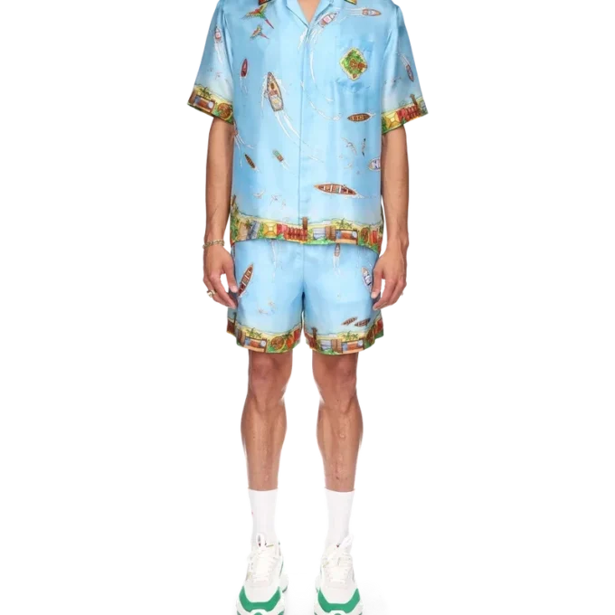 Maison Sur Piloti silkes skjorta