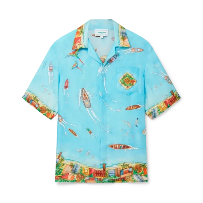 Maison Sur Piloti silkes skjorta