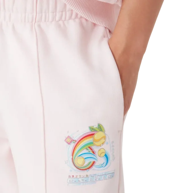 Manga Tennis Ball Open Hem Sweatpants Manga Tennis Ball Open Hem Sweatpants