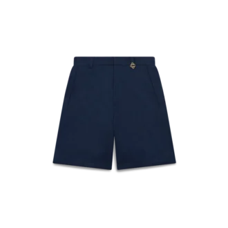 Marinblå Monogram-Shorts