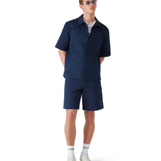 Marinblå Monogram-Shorts