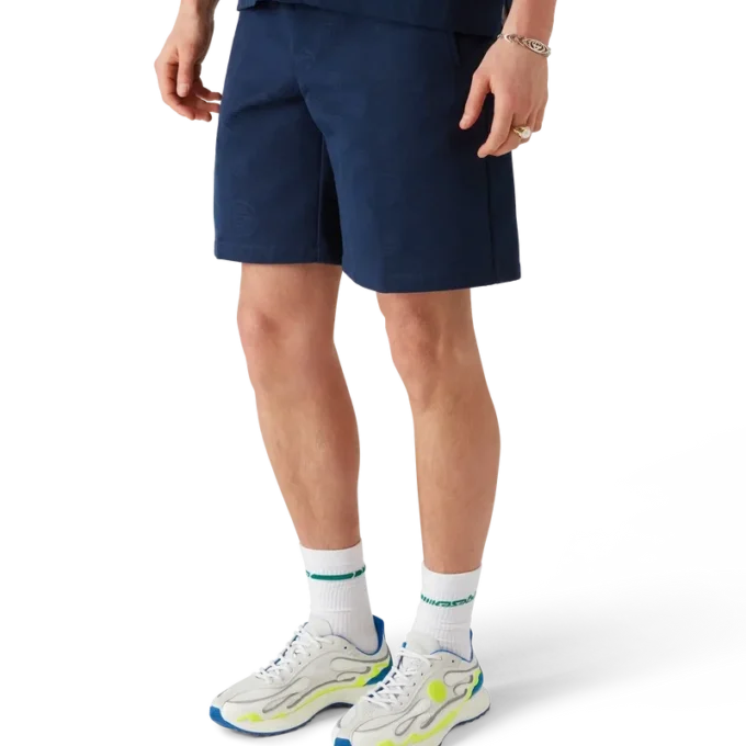 Marinblå Monogram-Shorts