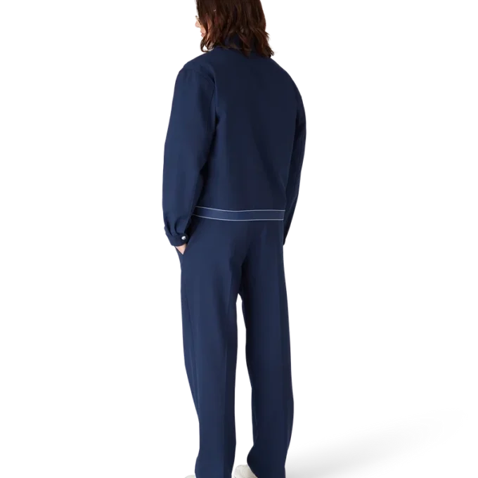 Marinblå sportjacka i ull