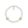 Medium Pearl Logo-halsband