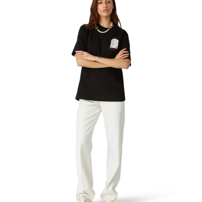 Medium Pearl Logo-halsband