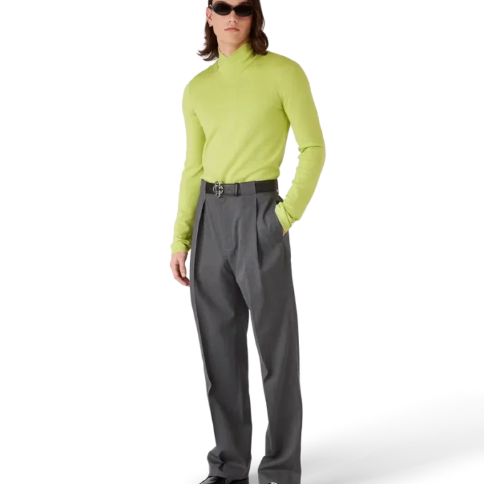 Merino-tröja med krage