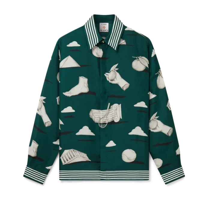 Metaphysical långärmad silkesskjorta Metaphysical långärmad silkesskjorta