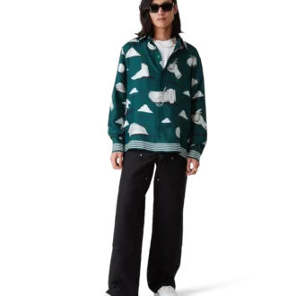 Metaphysical långärmad silkesskjorta