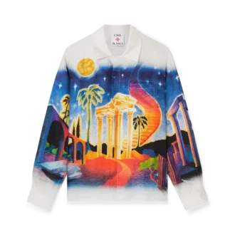 Midnight Acropolis silk skjorta Midnight Acropolis silk skjorta